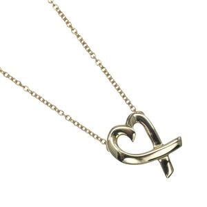 Tiffany Loving Heart Necklace Yellow Gold